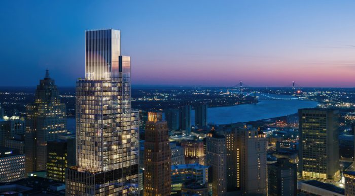 Hudson's Detroit rendering.
