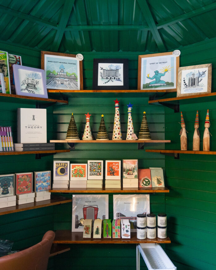 An interior photo of the Post booth at Nick Gilbert Way.